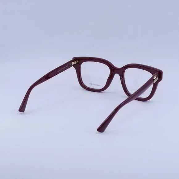 Gucci GG1831O 007 Eyeglasses Burgundy 51mm Square Frame